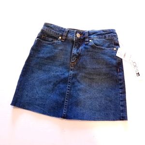 NWT Joe's A-line girls mini denim skirt, 8
